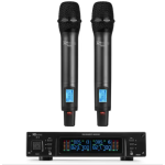 Power Dynamics PD220 UHF Microfoonsysteem met 2 Draadloze Microfoons